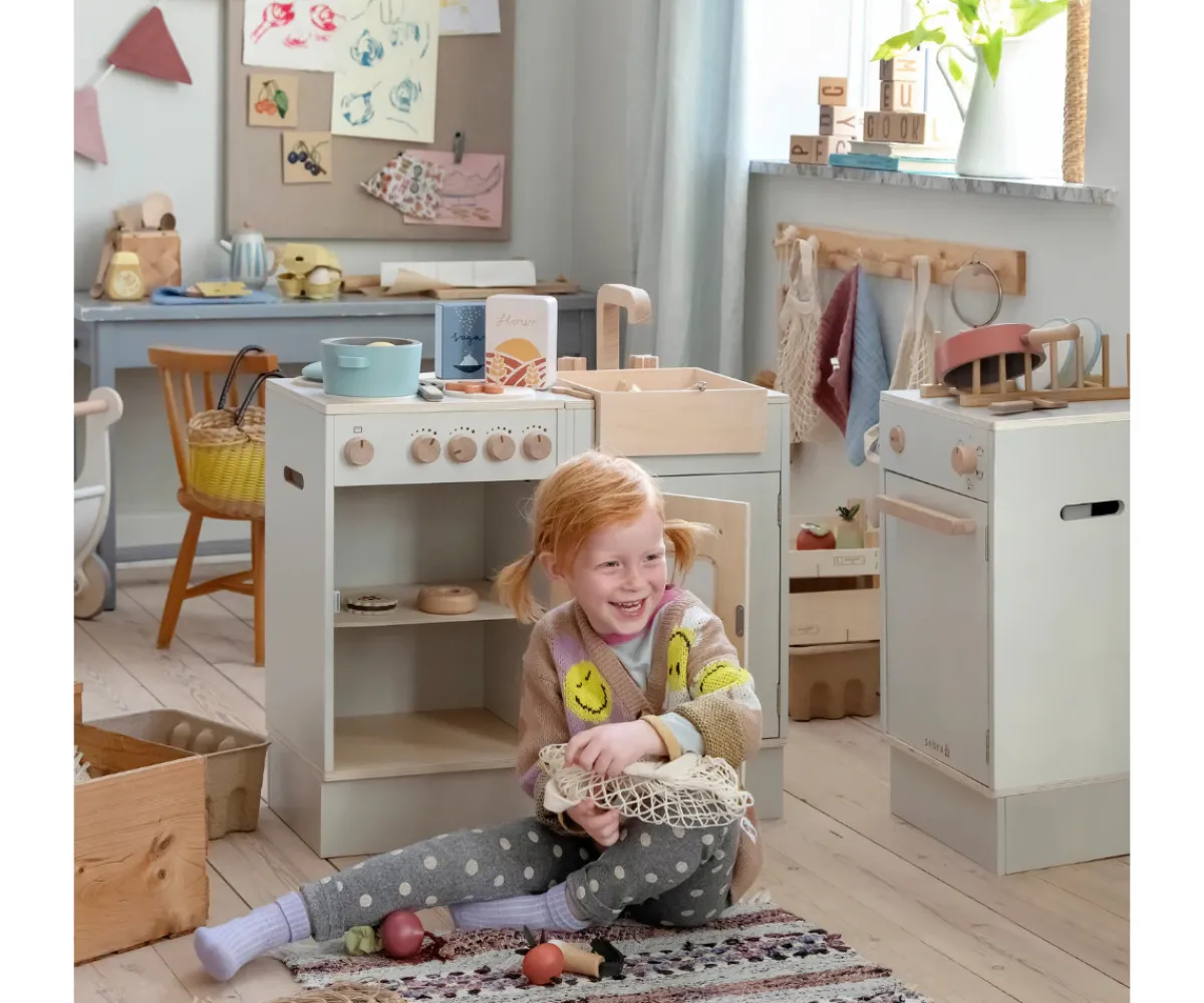 Juguetes Niños 4 Años^Sebra Estufa-Cocina de Madera