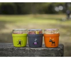 Outlet Fiambrera Snack N'ice Cup L Jirafa Turquesa Cajas De Almuerzo|Fiambreras Infantiles