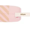 Botellas Para Personalizar^Monnëka Funda Neopreno Stripes Pink 500ml Personalizable
