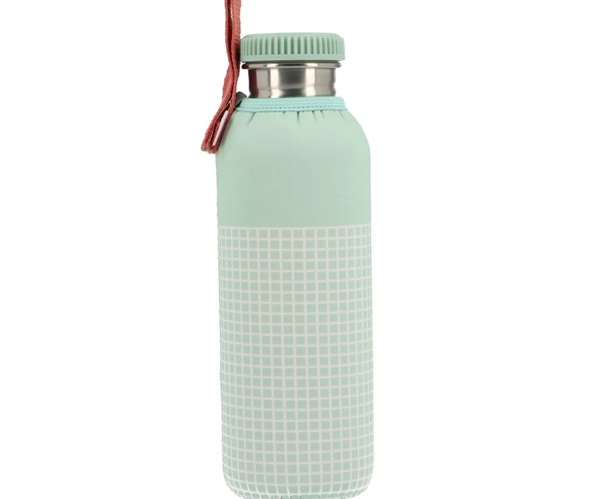 Online Funda Neopreno Stripes Sage 750ml Personalizable Botellas Para Personalizar|Botellas De Acero