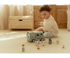 Best Furgón Policial de Madera FSC Niños Juguetes Para Niños De Un Año|Juguetes Para Niños De 18 Meses