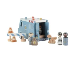 Best Furgón Policial de Madera FSC Niños Juguetes Para Niños De Un Año|Juguetes Para Niños De 18 Meses