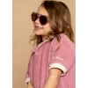 Gafas De Sol Para Niños^Grech & Co Gafas de Sol Aviator Polarizadas Mauve Rose (9-14 años)