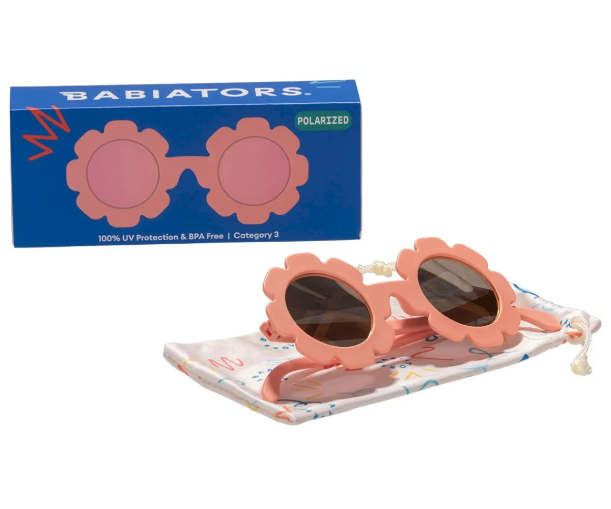 Gafas De Sol Para Niños^Babiators Gafas de Sol Flexibles (3-5 años) Polarizadas Flower Peachy Keen