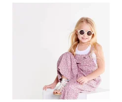 Gafas De Sol Para Niños^Babiators Gafas de Sol Flexibles (3-5años) Euro Round Amber Lenses Sweet Cream