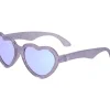 Gafas De Sol Para Niños^Babiators Gafas de Sol Flexibles Hearts (0-24meses) Lavender Shimmer Purple Mirrored Lenses