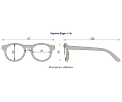 Gafas De Sol Para Niños^Babiators Gafas de Sol Flexibles Keyhole (3-5años) Smoke Lenses Jet Black