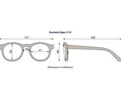 Gafas De Sol Para Niños^Babiators Gafas de Sol Flexibles Keyhole (3-5 años) Polarizadas Pretty in Pink