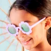 Gafas De Sol Para Niños^Babiators Gafas de Sol Flexibles (0-24m) Polarizadas Flower Irresistible Iris