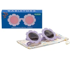 Gafas De Sol Para Niños^Babiators Gafas de Sol Flexibles (0-24m) Polarizadas Flower Irresistible Iris