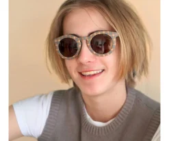 Gafas De Sol Para Niños^Grech & Co Gafas de Sol Flexibles Polarizadas (9años-14años) Classic Junior Storm Plaid