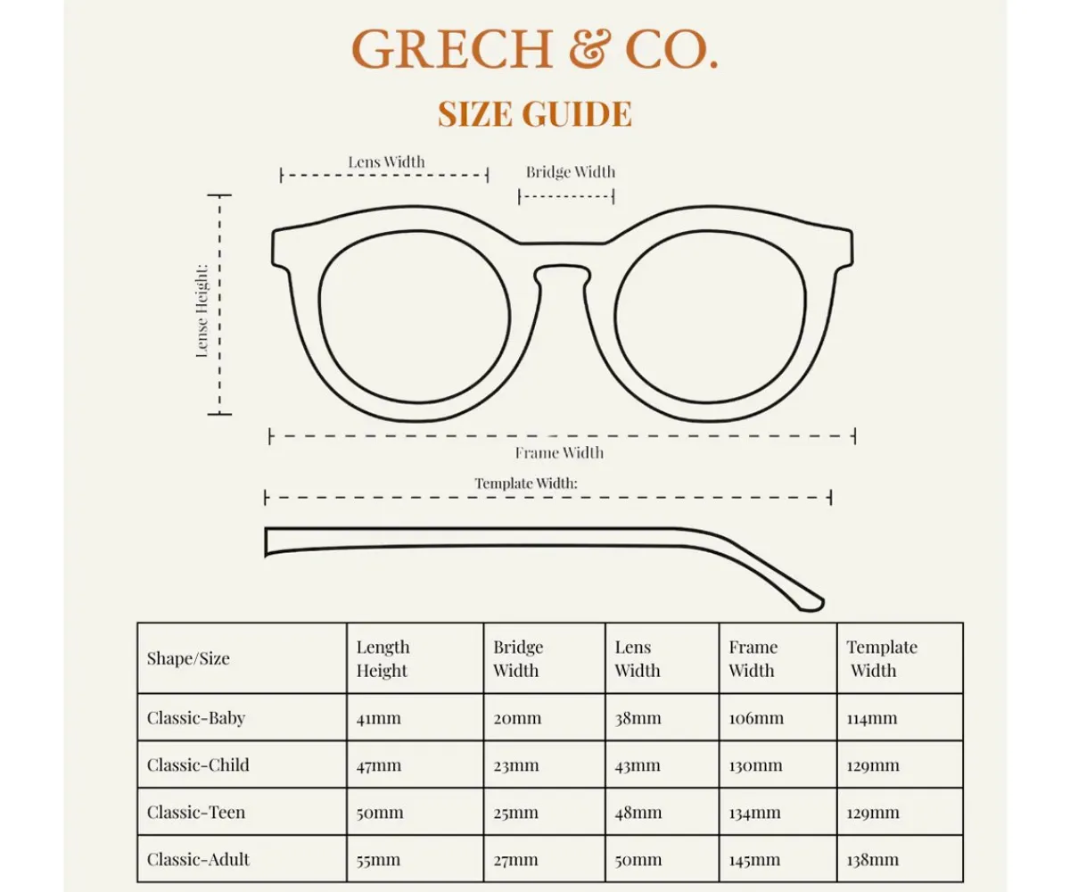 Gafas De Sol Para Niños^Grech & Co Gafas de Sol Flexibles Polarizadas Classic Junior (9-14años) Desert Teal