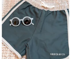 Gafas De Sol Para Niños^Grech & Co Gafas de Sol Infantil Polarizadas Round (18meses-8años) Fog