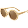Gafas De Sol Para Niños^Grech & Co Gafas de Sol Infantil Polarizadas Round Buckwheat Plaid (18m-8años)