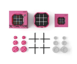 Clearance Tres en Raya Tic-Tac-Toe Bolt Rosa Niños Juguetes Niños + 10 Años|Juguetes Niños 7 Años