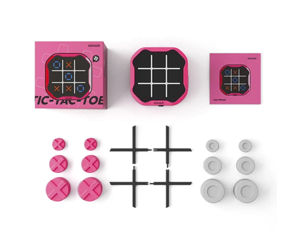 Clearance Tres en Raya Tic-Tac-Toe Bolt Rosa Niños Juguetes Niños + 10 Años|Juguetes Niños 7 Años