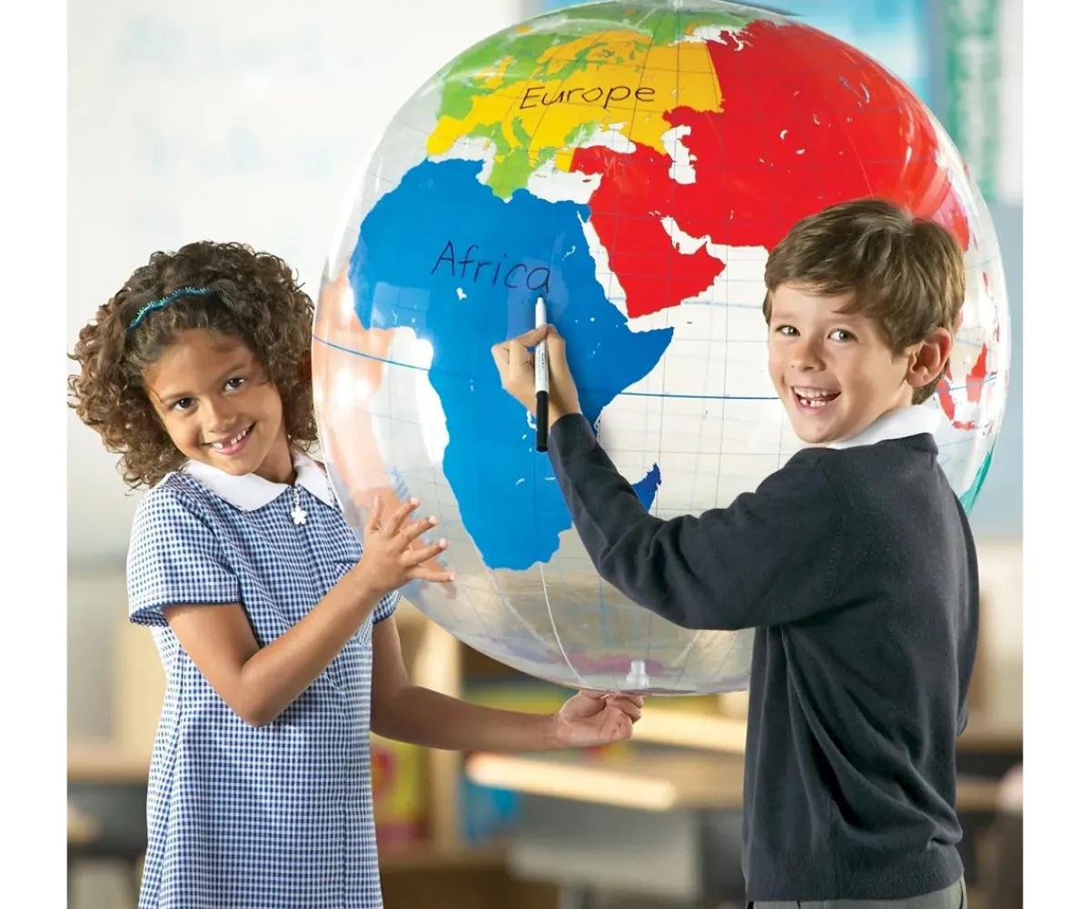 Juguetes Niños 3 Años^Learning Resources Globo Terráqueo Hinchable para Pintar