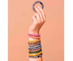 Accesorios De Pelo^Bon dep Goma del Pelo Kknekki Rhinestone Malva