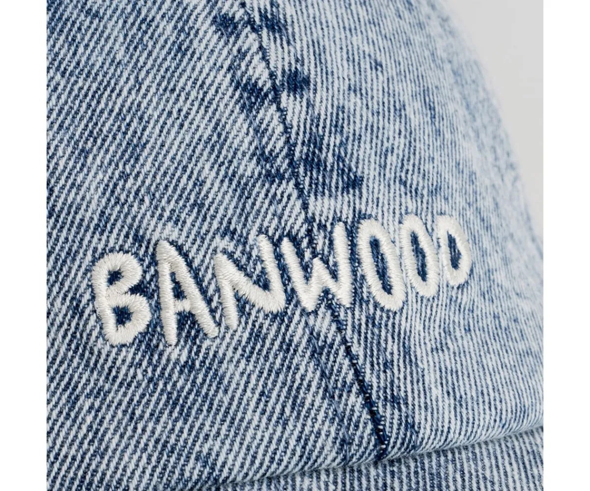 Gorros^Banwood Gorra Washed Béisbol Denim