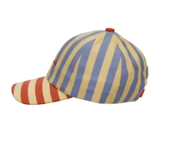Gorros^Sticky Lemon Gorra Stripes Blue Whale + Sandy Yellow Personalizable