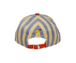 Gorros^Sticky Lemon Gorra Stripes Blue Whale + Sandy Yellow Personalizable