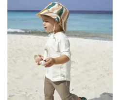 New Gorrito de Baño Reversible con Protección Waves Pink Nature Gorritos De Playa|Gorros