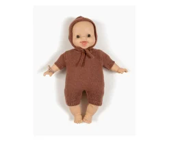 Accesorios Para Muñecas^Minikane Gorro de Punto Jaspeado Élie Caramelo para Babies