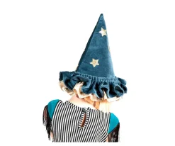 Disfraces Para Niños^Meri Meri Gorro Puntiagudo Azul Stars