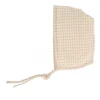Accesorios Para Muñecas^Tutete Textil Gorro Vichy Beige para Muñeco