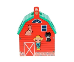 Juguetes Para Niños De 18 Meses^Vilac Granja con Piezas Encajables