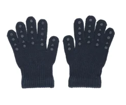 Discount Guantes Antideslizantes Lana Merino Navy Blue Niños Accesorios Para Bebé Y Niños|Ropa Infantil