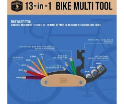 Bicicletas Para Niños^Legami Herramientas para Bicicleta 13 en 1 Bike Multi Tool