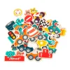New Imanes de Coches de Carreras 24 Piezas Niños Juguetes Para Niños De 18 Meses|Juguetes Para Niños De Un Año