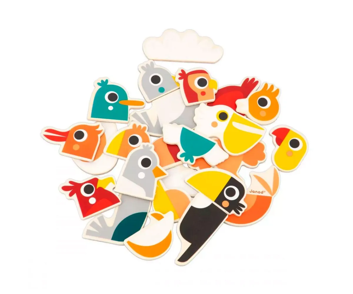 Clearance Imanes Mix & Match de Aves 24 Piezas Niños Juguetes Para Niños De 18 Meses|Juguetes Niños 4 Años