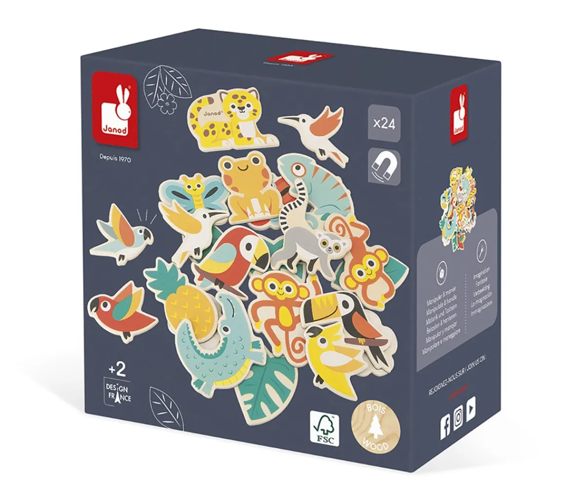 Discount Imanes Tropicales 24 Piezas Niños Juguetes Para Niños De 18 Meses|Juguetes Para Niños De Un Año