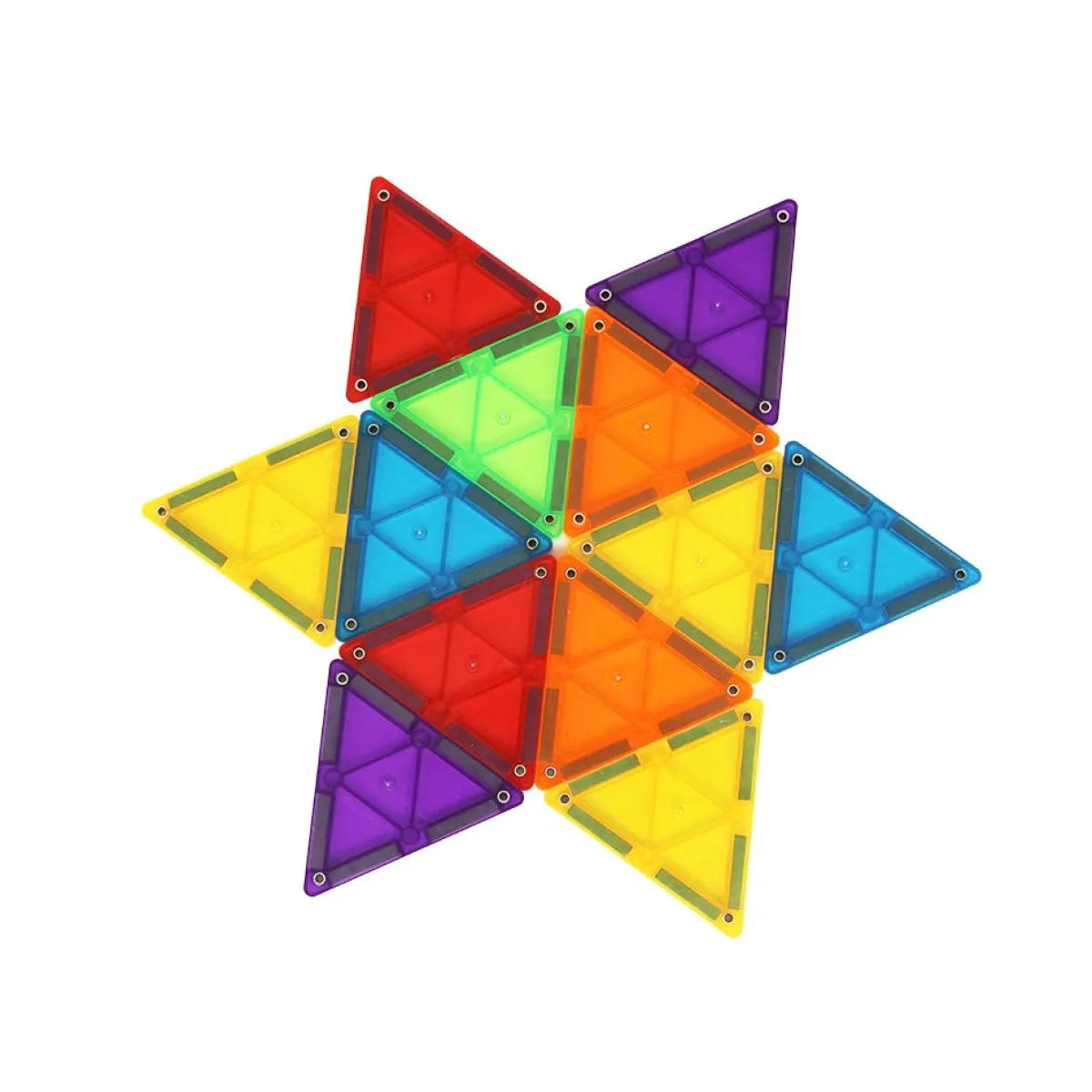 Juguetes Niños 3 Años^Braintoys Imanix Set 20 Triángulos