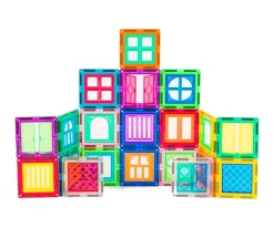 Juguetes Niños 4 Años^Braintoys Imanix Cool Windows 40 piezas