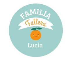 Chapas Personalizadas^Tutete Imán Personalizado Bebé Familia Fallera