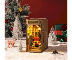 Hot Inserto para Estante Librería Book Nook Shakespeare Niños Manualidades Para Niños|Juguetes Niños + 10 Años