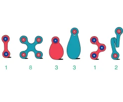 Discount Itsy Pack - Flamingo / Turquoise 18 Piezas Niños Juguetes Niños 4 Años|Juguetes De Viaje