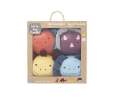 Hot Juego de 4 bolas de Peluche Dino Friends Niños Juguetes Para Recién Nacidos|Juguetes Bebé 6 Meses