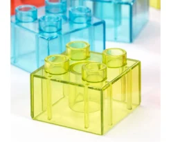 Hot Juego de Construcción 55 piezas Translucent Blocks Niños Juguetes Para Niños De Un Año|Juguetes Apilables