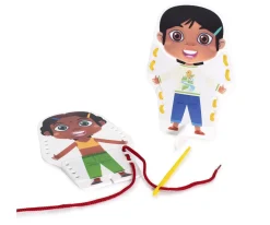 Juguetes Niños 3 Años^Miniland Juego de Coser para Niños Flexi World Kids