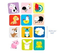 Juguetes Para Niños De 18 Meses^Banana Panda Juego de Memoria Suuuper Size Memory Wild Animals