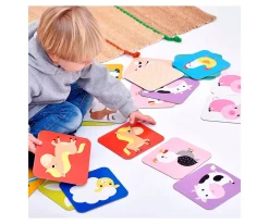 Juguetes Para Niños De 18 Meses^Banana Panda Juego de Memoria Suuuper Size Memory Wild Animals