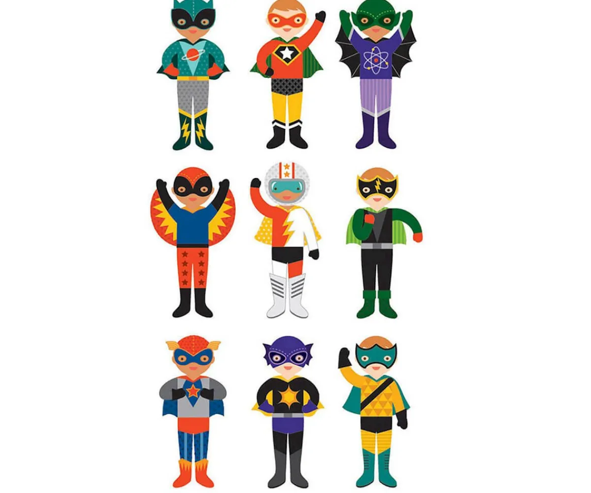 Juegos De Imitación^Petit Collage Juego Magnético Superheroes