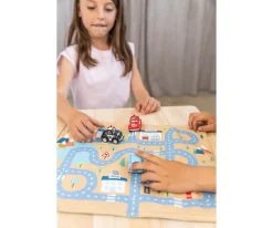 Best Juego Mantel con Circuito Mostaza + 3 Coches Niños Juguetes Niños 3 Años|Coches Para Niños