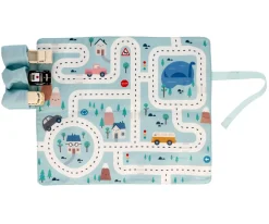 Juguetes Niños 3 Años^Monnëka Juego Mantel con Circuito Azul + 3 Coches