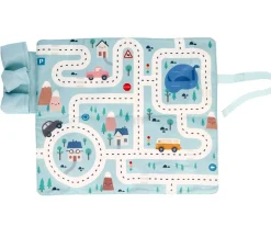 Juguetes Niños 3 Años^Monnëka Juego Mantel con Circuito Azul + 3 Coches