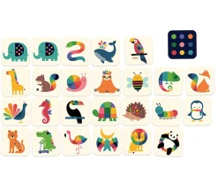 Outlet Juego Memo Animales 48 Piezas Niños Juguetes Niños 5 Años|Juguetes Para Niños De 18 Meses